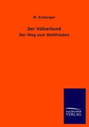 Cover von Der Völkerbund
