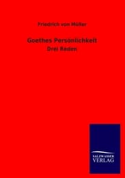 Cover von Goethes Persönlichkeit
