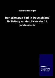 Cover von Der schwarze Tod in Deutschland
