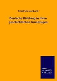 Cover von Deutsche Dichtung in ihren geschichtlichen Grundzügen