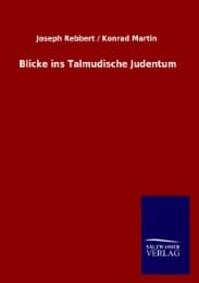 Cover von Blicke ins Talmudische Judentum