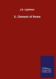 Cover von S. Clement of Rome