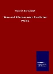 Cover von Säen und Pflanzen nach forstlicher Praxis