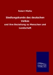 Cover von Siedlungskunde des deutschen Volkes
