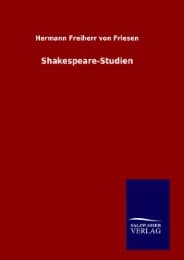 Cover von Shakespeare-Studien