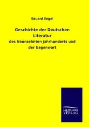 Cover von Geschichte der Deutschen Literatur