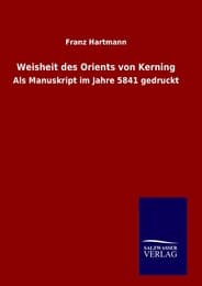 Cover von Weisheit des Orients von Kerning