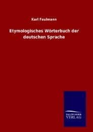 Cover von Etymologisches Wörterbuch der deutschen Sprache