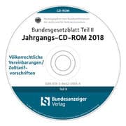 Cover von Bundesgesetzblatt Teil II Jahrgangs-CD-ROM 2018