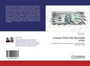 Cover von Lessons from the financial crisis