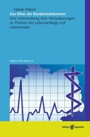Cover von Das Ethos der Bundesärztekammer