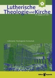 Cover von Lutherische Theologie und Kirche, Heft 03/2021 - Einzelkapitel - Hermann Sasses Bekenntnis zum Heiligen Geist
