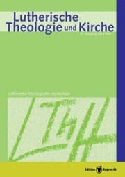 Cover von Lutherische Theologie und Kirche, Heft 01/2013 - Einzelkapitel - Anmerkungen zum Berufsbild des Pfarrers in der Selbständigen Evangelisch-Lutherischen Kirche
