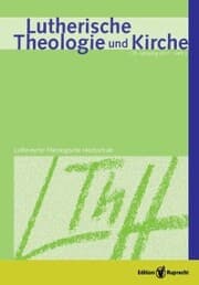 Cover von Lutherische Theologie und Kirche, Heft 02/2011 - Einzelkapitel - Die Würde des Menschen im Licht der Diskussion um die Präimplantationsdiagnostik