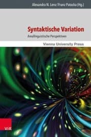 Cover von Syntaktische Variation