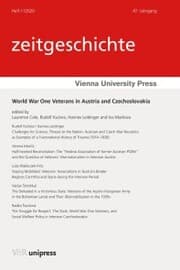 Cover von World War One Veterans in Austria and Czechoslovakia