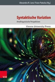 Cover von Syntaktische Variation