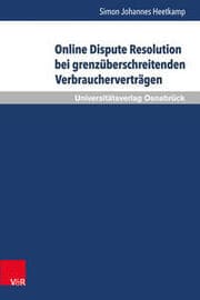 Cover von Online Dispute Resolution bei grenzüberschreitenden Verbraucherverträgen