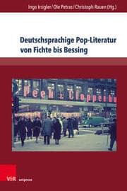 Cover von Deutschsprachige Pop-Literatur von Fichte bis Bessing