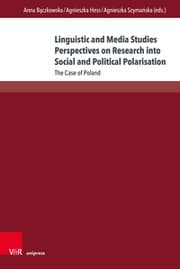 Cover von Linguistic and Media Studies Perspectives on Research into Social and Political Polarisation