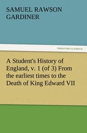 Cover von A Student's History of England, v.1 (of 3) From the earliest times to the Death of King Edward VII