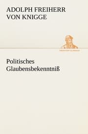 Cover von Politisches Glaubensbekenntniß