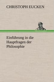 Cover von Einführung in die Hauptfragen der Philosophie
