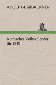Cover von Komischer Volkskalender für 1849