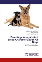 Cover von Parentage Analysis And Breed Characterization Of Dogs