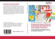 Cover von Evaluación de un Plan de Formación Profesional en Psicología Educativa