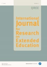 Cover von IJREE - International Journal for Research on Extended Education 1/2015