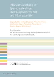 Cover von Inklusionsforschung im Spannungsfeld von Erziehungswissenschaft und Bildungspolitik