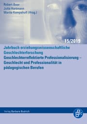 Cover von Geschlechterreflektierte Professionalisierung - Geschlecht und Professionalität in pädagogischen Berufen