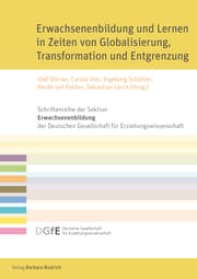 Cover von Erwachsenenbildung und Lernen in Zeiten von Globalisierung, Transformation und Entgrenzung