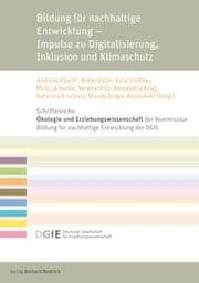 Cover von Bildung für nachhaltige Entwicklung - Impulse zu Digitalisierung, Inklusion und Klimaschutz