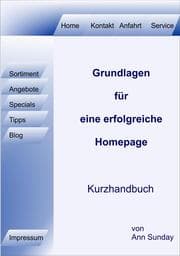 Cover von Grundlagen für eine erfolgreiche Homepage