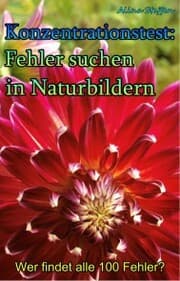 Cover von Konzentrationstest: Fehler suchen in Naturbildern