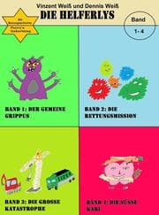Cover von Die Helferlys Band 1- 4