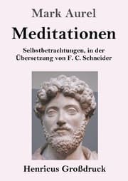 Cover von Meditationen (Großdruck)