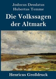 Cover von Die Volkssagen der Altmark (Großdruck)
