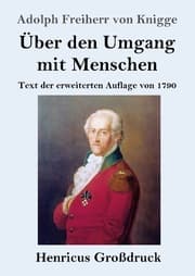 Cover von Über den Umgang mit Menschen (Großdruck)