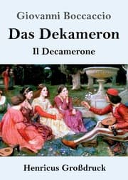 Cover von Das Dekameron (Großdruck)