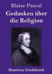 Cover von Gedanken über die Religion (Großdruck)