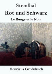 Cover von Rot und Schwarz (Großdruck)