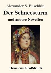 Cover von Der Schneesturm (Großdruck)