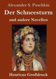 Cover von Der Schneesturm (Großdruck)