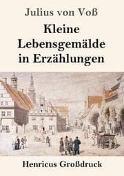Cover von Kleine Lebensgemälde in Erzählungen (Großdruck)