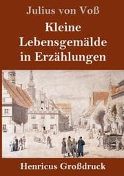 Cover von Kleine Lebensgemälde in Erzählungen (Großdruck)