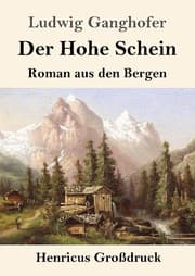 Cover von Der Hohe Schein (Großdruck)