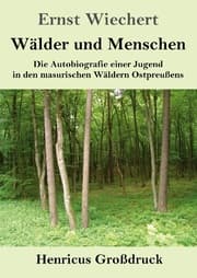 Cover von Wälder und Menschen (Großdruck)